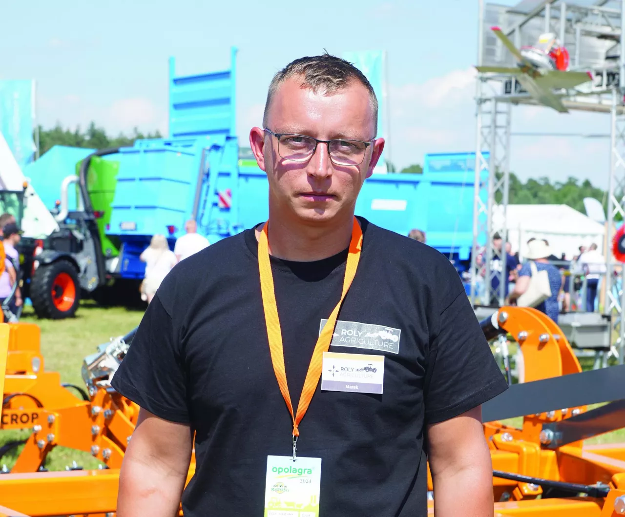 Marek Kowalski, właściciel firmy Roly Agriculture