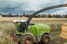 test sieczkarni polowej sieczkarni samobieżnej Fendt Katana 850, jaka jest wydajność sieczkarni Fendt Katana 850, jak sieczkarnia polowa sprawdza się w polu
