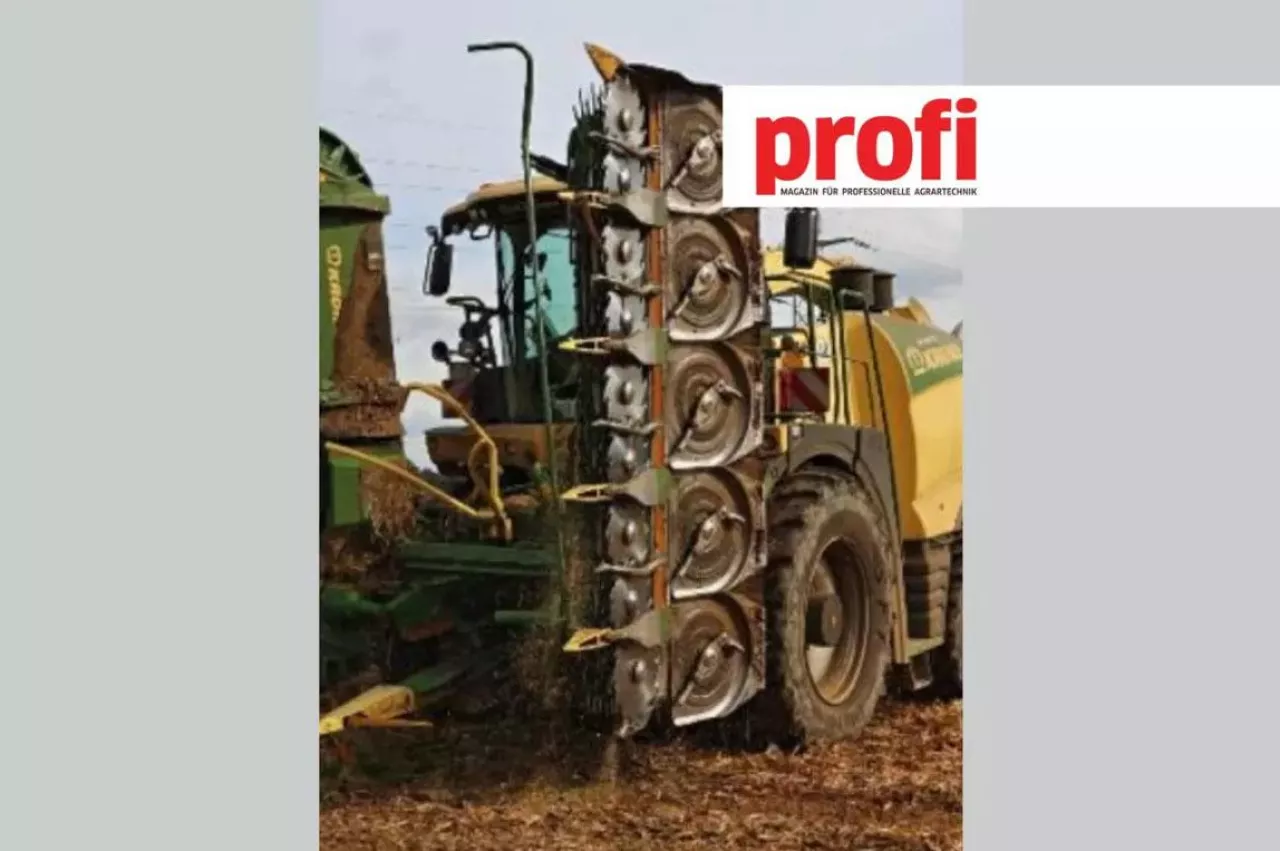 Krone testuje prototypową przystawkę 10-rzędową z mulczerem pomocnym w walce z omacnicą.