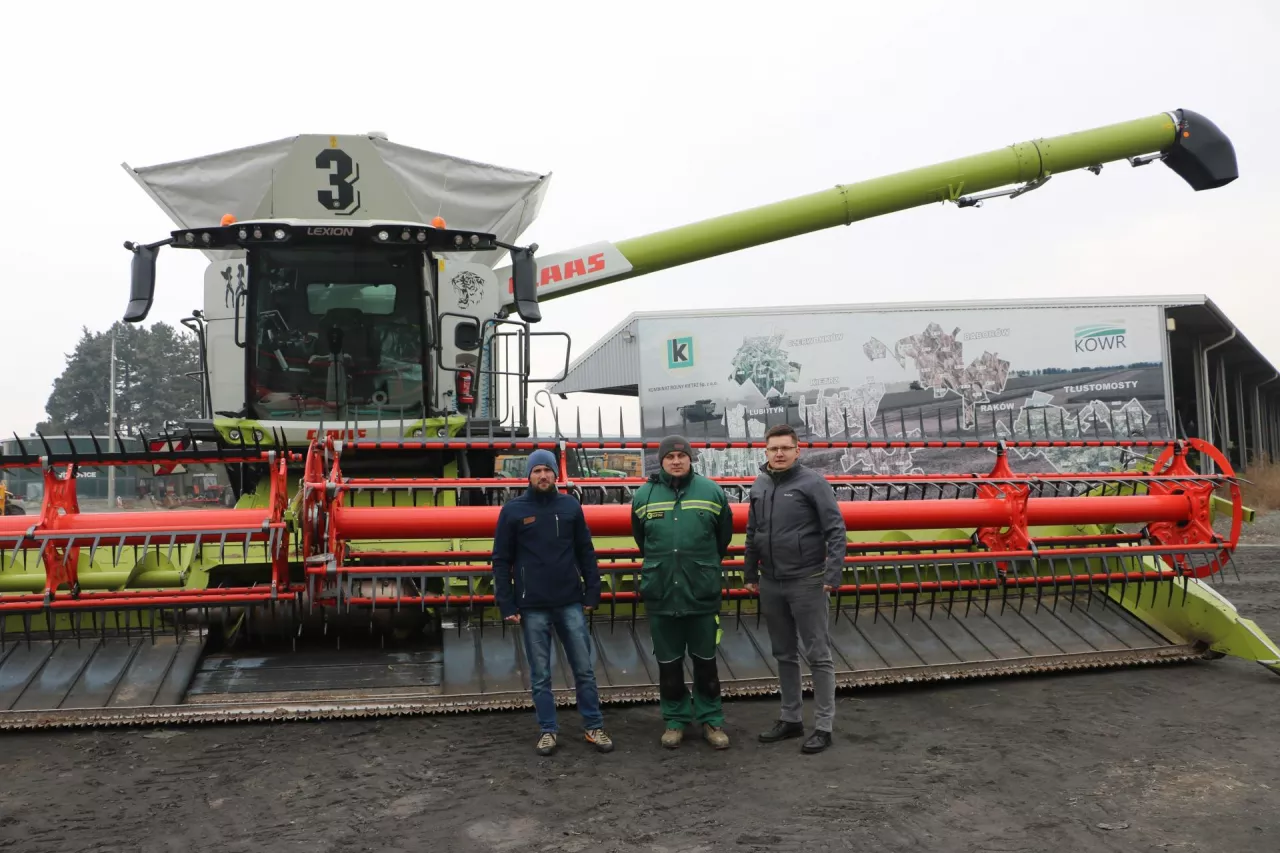 Cemos Automatik w kombajnach Claas Lexion zoptymalizował żniwa w Kombinacie Rolnym Kietrz