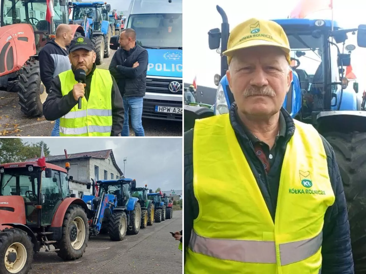 protesty piątkowe rolników w Pyrzycach