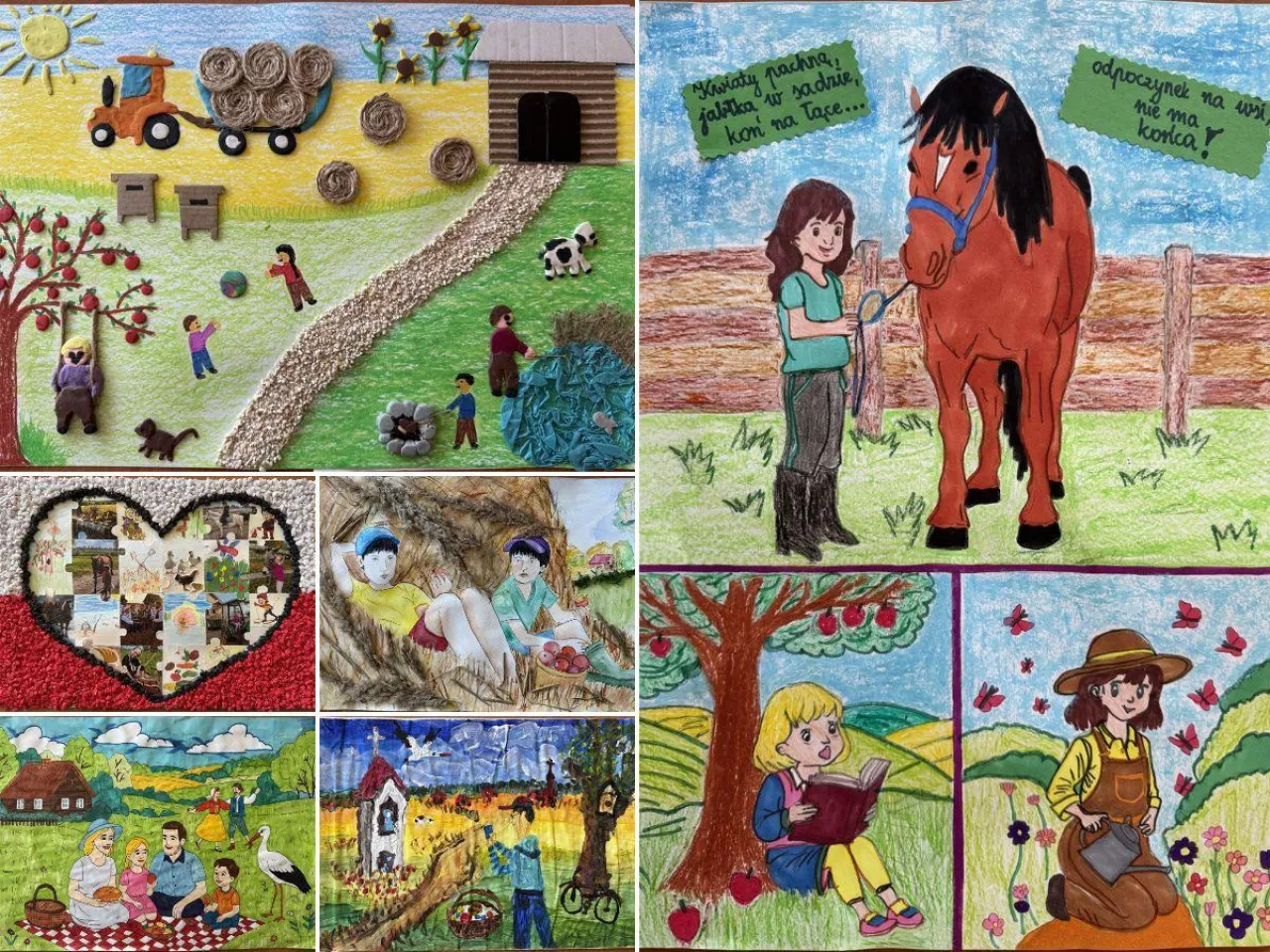 Tak dzieci widzą polską wieś. Zobacz zwycięskie prace