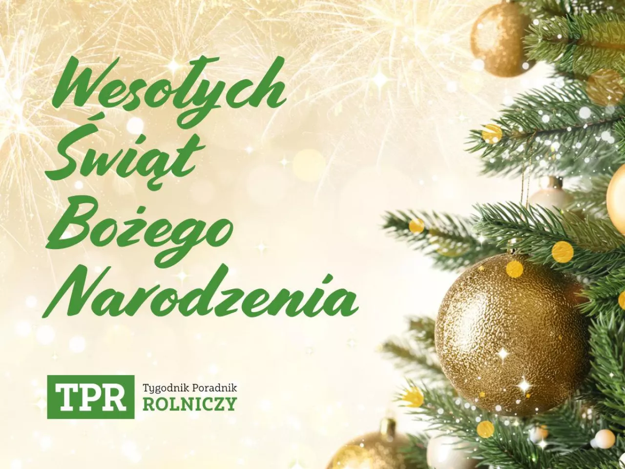 Wesołych Świąt od Tygodnika Poradnika Rolniczego!