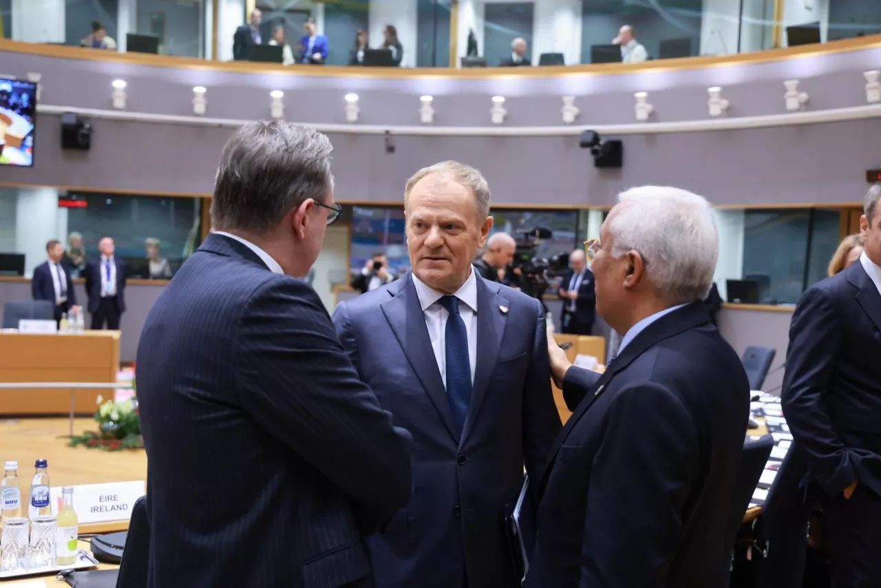 Posiedzenie Rady Europejskiej, w którym udział bierze premier Donald Tusk