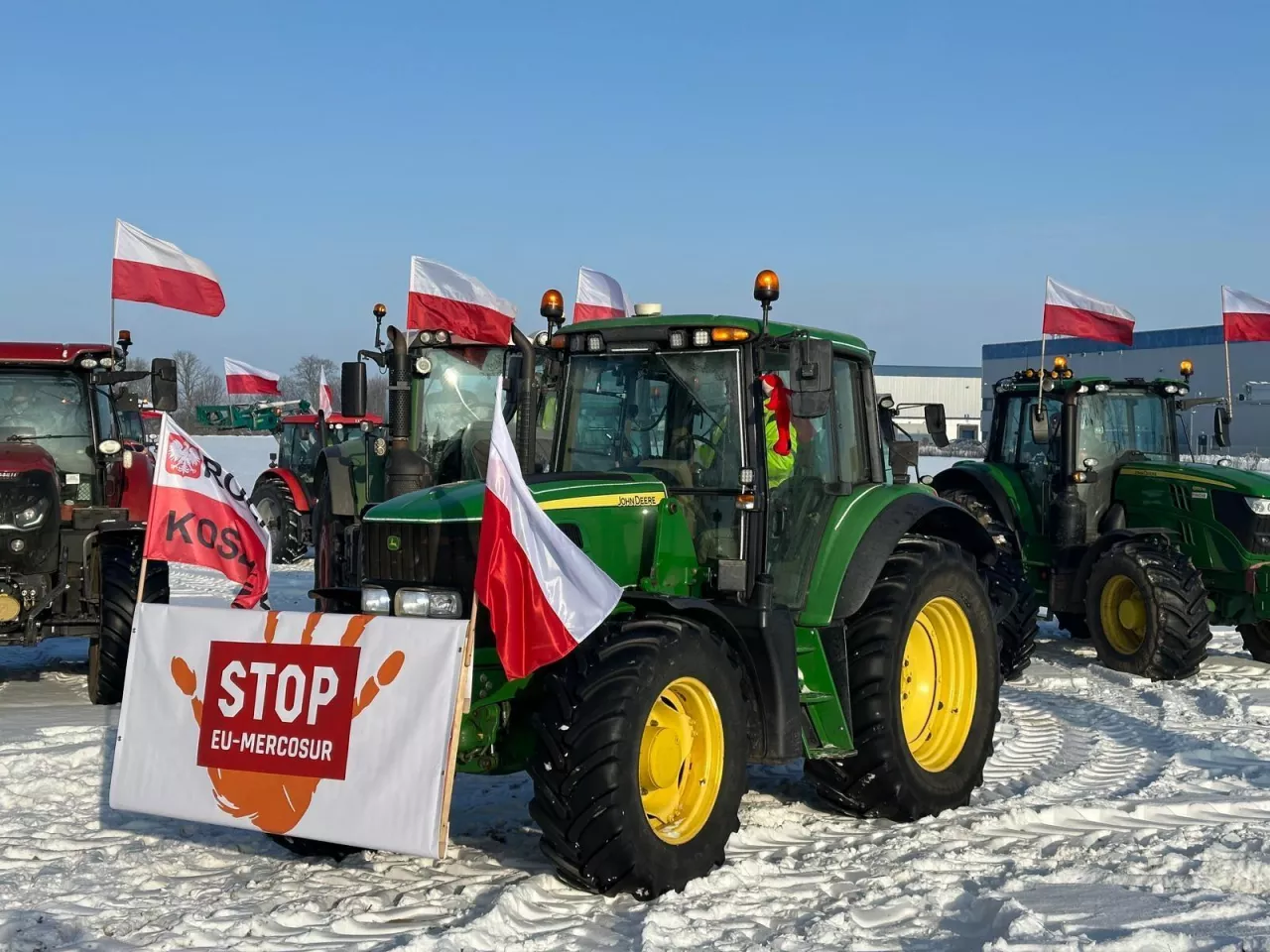 ciągnik, protest rolników