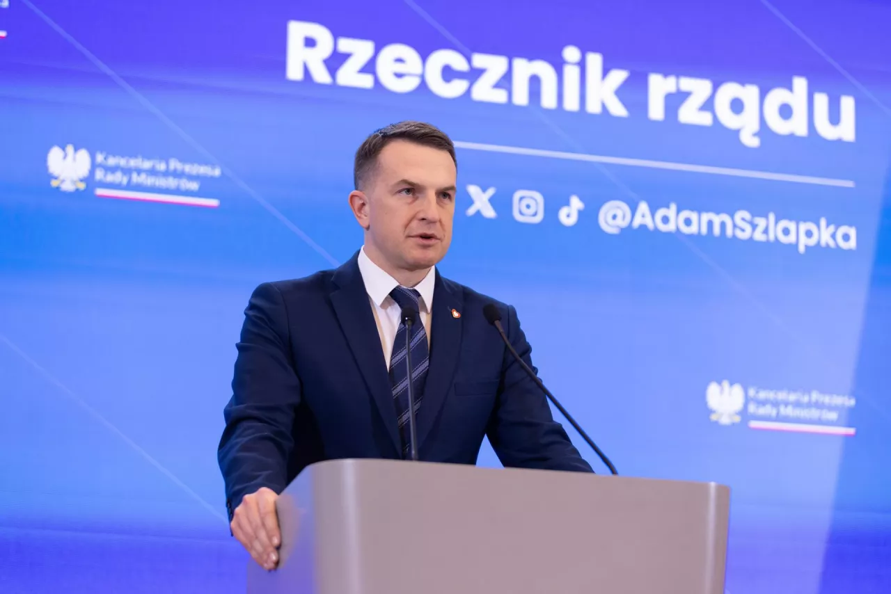 Adam Szłapka, rzecznik rządu