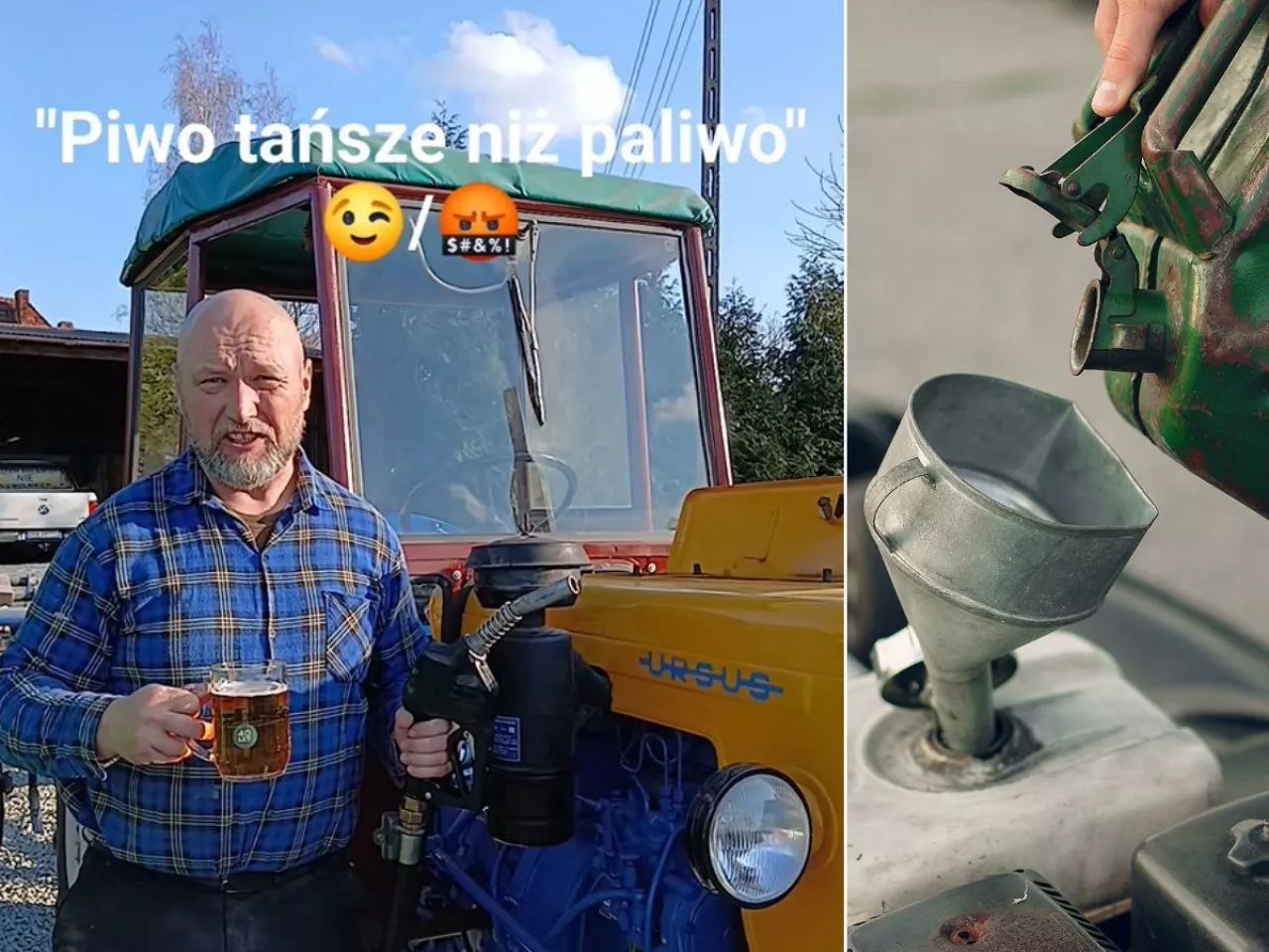 Wysokie ceny paliw na stacjach? Rolnik ma na to plan