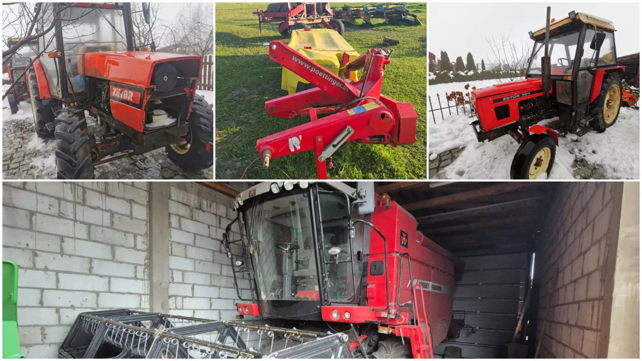 Nowe maszyny i sprzęty rolnicze wystawione na licytacje komornice