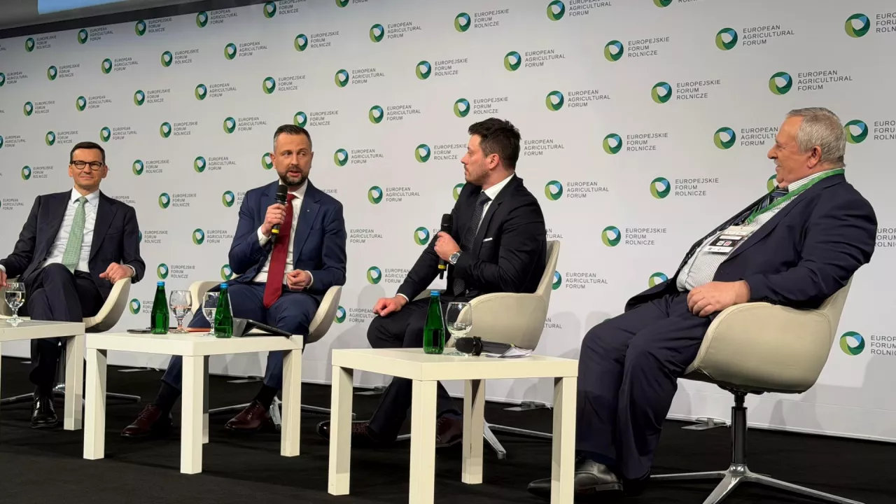 Mateusz Morawiecki, były premier i wicepremier, wiceprezes PiS, Władysław Kosiniak-Kamysz, wicepremier, minister obrony, prezes PSL, Piotr Witwicki, Telewizja Polsat, oraz Artur Balazs, przewodniczący Kapituły Fundacji Europejski Fundusz Rozwoju Wsi Polskiej