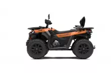 Segway zaprezentował wydłużoną o 15 cm wersję quada AT5, który ma być stabilniejszy w holowaniu przyczepy.