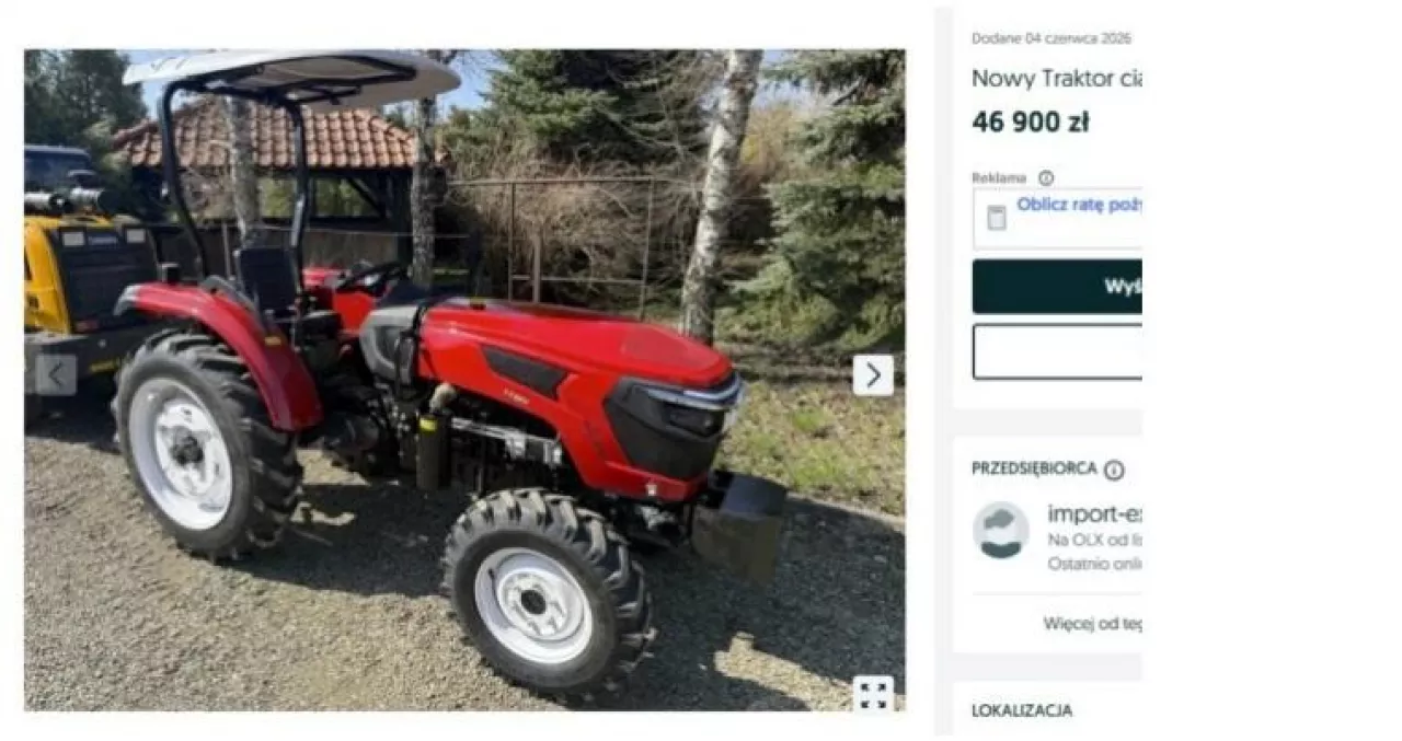 Tani ciągnik bez homologacji. Ten zakup może się zemścić